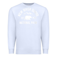 White womens new river gorge national park bear west virginia nature v neck Premium Sweatshirt - linhVisuals