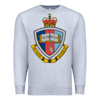 Heather Grey australian defence force academy coat of arms Premium Sweatshirt - linhVisuals