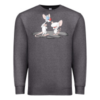 Charcoal Heather newanimaniacs pinky and the brain Premium Sweatshirt - linhVisuals