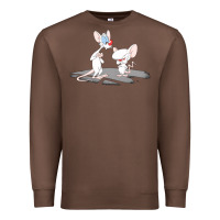 Chestnut newanimaniacs pinky and the brain Premium Sweatshirt - linhVisuals