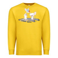 Lemon newanimaniacs pinky and the brain Premium Sweatshirt - linhVisuals