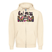Sandshell hot mess mom messy bun Zipper Hoodie - JahusDesignShop