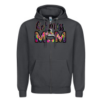 Smoke hot mess mom messy bun Zipper Hoodie - JahusDesignShop