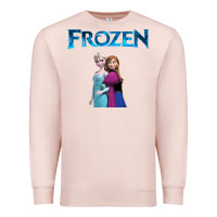 Pale Pink newanna and elsa frozen Premium Sweatshirt - linhVisuals