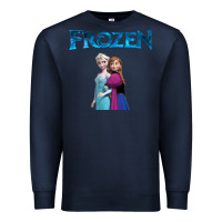 Navy newanna and elsa frozen Premium Sweatshirt - linhVisuals