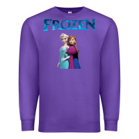 Purple newanna and elsa frozen Premium Sweatshirt - linhVisuals