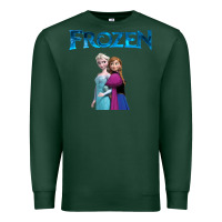 Sports Green newanna and elsa frozen Premium Sweatshirt - linhVisuals