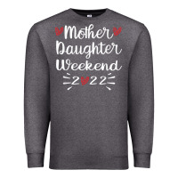 Charcoal Heather mother daughter weekend 2022 girls trip family vacation t shirt Premium Sweatshirt - linhVisuals