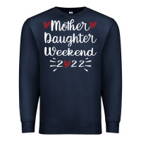 Navy mother daughter weekend 2022 girls trip family vacation t shirt Premium Sweatshirt - linhVisuals