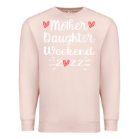 Pale Pink mother daughter weekend 2022 girls trip family vacation t shirt Premium Sweatshirt - linhVisuals