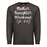 Smoke mother daughter weekend 2022 girls trip family vacation t shirt Premium Sweatshirt - linhVisuals