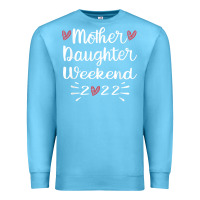 Ocean Blue mother daughter weekend 2022 girls trip family vacation t shirt Premium Sweatshirt - linhVisuals