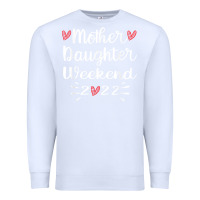 White mother daughter weekend 2022 girls trip family vacation t shirt Premium Sweatshirt - linhVisuals