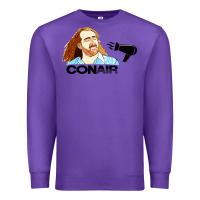 Purple nicolas cage conair Premium Sweatshirt - linhVisuals