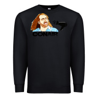 Black nicolas cage conair Premium Sweatshirt - linhVisuals
