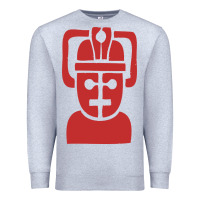 Heather Grey cyberman Premium Sweatshirt - linhVisuals