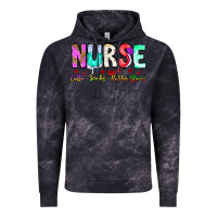 Cloud Black Nurse Coffee Scrubs Rubber Gloves Vintage Hoodie - CowhideDigitalArt