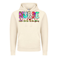 Vintage Artic Nurse Coffee Scrubs Rubber Gloves Vintage Hoodie - CowhideDigitalArt