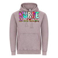 Vintage Zinc Nurse Coffee Scrubs Rubber Gloves Vintage Hoodie - CowhideDigitalArt
