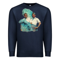 Navy reprise (sisters)   white christmas Premium Sweatshirt - linhVisuals