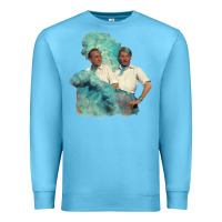Ocean Blue reprise (sisters)   white christmas Premium Sweatshirt - linhVisuals
