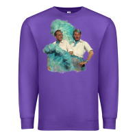 Purple reprise (sisters)   white christmas Premium Sweatshirt - linhVisuals