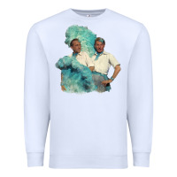 White reprise (sisters)   white christmas Premium Sweatshirt - linhVisuals