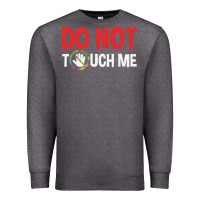 Charcoal Heather do not touch me autism kid Premium Sweatshirt - linhVisuals