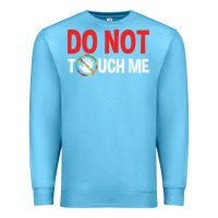Ocean Blue do not touch me autism kid Premium Sweatshirt - linhVisuals