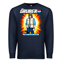 Navy macgruber action figure Premium Sweatshirt - linhVisuals