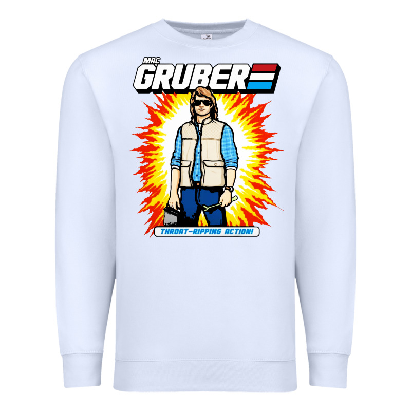 Macgruber Action Figure Premium Sweatshirt by linhVisuals | Teevron