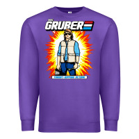 Purple macgruber action figure Premium Sweatshirt - linhVisuals