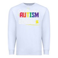 White god created autism normal was too boring Premium Sweatshirt - linhVisuals