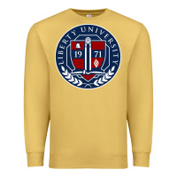 Antique Gold liberty university seal Premium Sweatshirt - linhVisuals