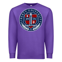 Purple liberty university seal Premium Sweatshirt - linhVisuals