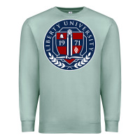 Seafoam liberty university seal Premium Sweatshirt - linhVisuals
