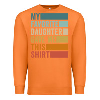 Carrot my favorite daughter gave me this shirt father's day pullover hoodie Premium Sweatshirt - linhVisuals