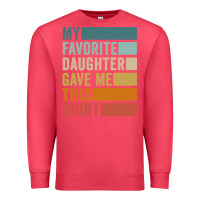 Cardinal my favorite daughter gave me this shirt father's day pullover hoodie Premium Sweatshirt - linhVisuals