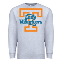 Heather Grey tennessee lady volunteers Premium Sweatshirt - linhVisuals