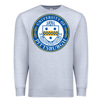 Heather Grey university of pittsburgh Premium Sweatshirt - linhVisuals