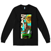 Black farm life alphabet lowercase letters l Long Sleeve Tee - BundleAndBundleShop