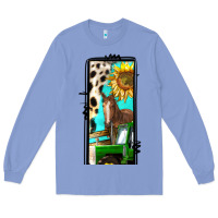 Colony Blue farm life alphabet lowercase letters l Long Sleeve Tee - BundleAndBundleShop