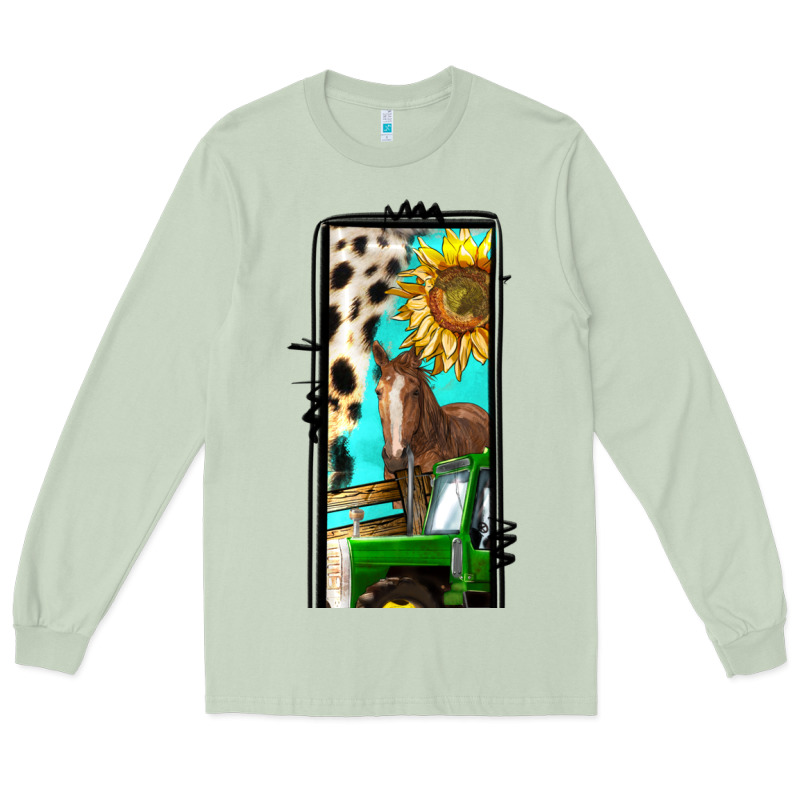Farm Life Alphabet Lowercase Letters L Long Sleeve Tee by BundleAndBundleShop | Teevron