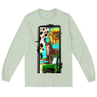 Matcha farm life alphabet lowercase letters l Long Sleeve Tee - BundleAndBundleShop