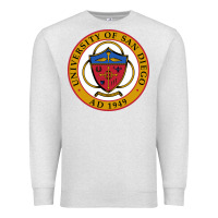 Oatmeal Heather university of san diego Premium Sweatshirt - linhVisuals