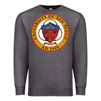 Charcoal Heather university of san diego Premium Sweatshirt - linhVisuals