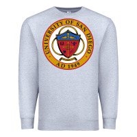 Heather Grey university of san diego Premium Sweatshirt - linhVisuals