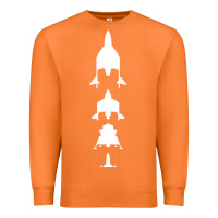 Carrot Virgin Galactic Evolution Premium Sweatshirt - linhVisuals