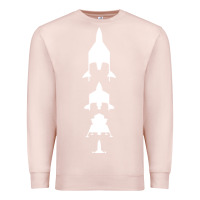 Pale Pink Virgin Galactic Evolution Premium Sweatshirt - linhVisuals