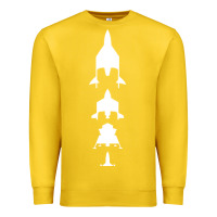 Lemon Virgin Galactic Evolution Premium Sweatshirt - linhVisuals